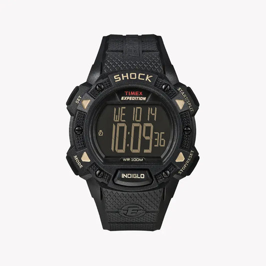 Timex Men's Black Resin Watch, Digital Dial | T49896-0