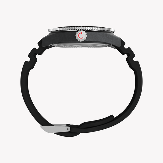 TIMEX Men's Black Resin Watch, Black/Black | TW2Y02200-1