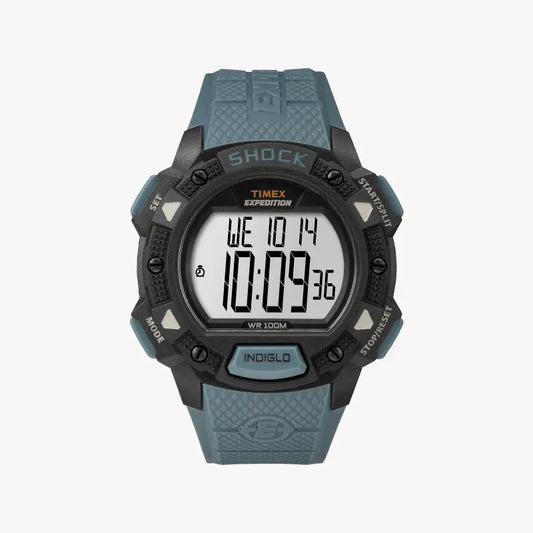 Timex Men's Blue Resin Watch, Digital Dial | TW4B09400-0